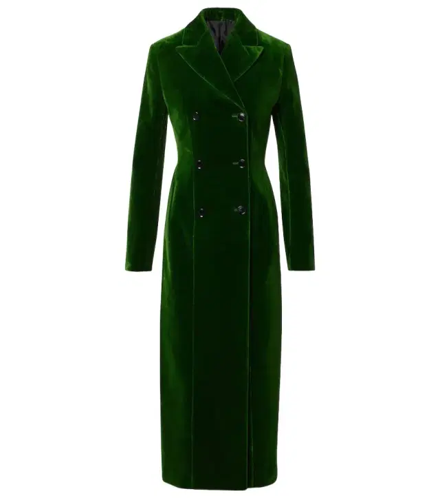Alaïa Double-breasted cotton velvet coat Alaïa Double-breasted cotton velvet coat