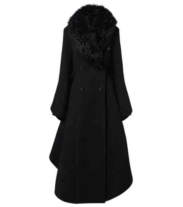 Alaïa Shearling-trimmed wool and silk coat Alaïa Shearling-trimmed wool and silk coat