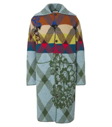 Dries Van Noten Patchwork wool and alpaca-blend long cardigan | Thumbnail 1 Dries Van Noten Patchwork wool and alpaca-blend long cardigan | Thumbnail 1
