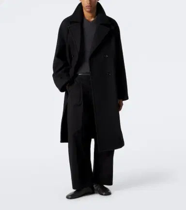 Lemaire Double-breasted wool and alpaca coat | Thumbnail 8 Lemaire Double-breasted wool and alpaca coat | Thumbnail 8
