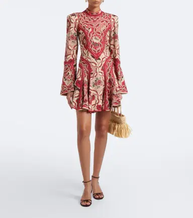 ALÉMAIS Alémais Kenny floral minidress | Thumbnail 3 ALÉMAIS Alémais Kenny floral minidress | Thumbnail 3