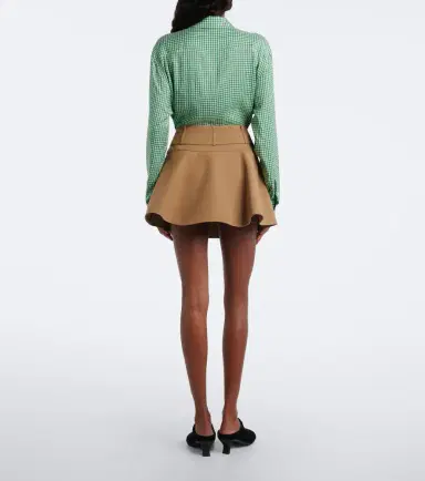 Loewe Double L belted cotton miniskirt | Thumbnail 3 Loewe Double L belted cotton miniskirt | Thumbnail 3