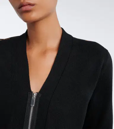 Sacai Paneled leopard-print cotton-blend cardigan | Thumbnail 6 Sacai Paneled leopard-print cotton-blend cardigan | Thumbnail 6