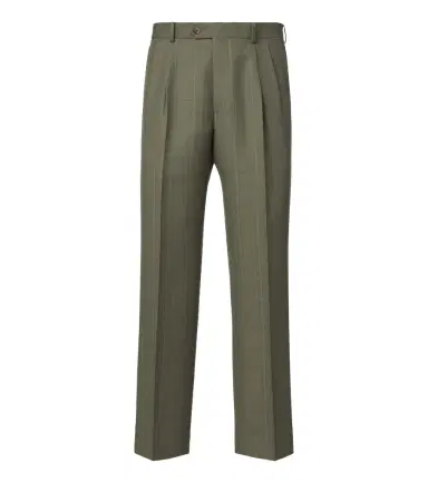 Auralee Chalk stripe wool straight pants | Thumbnail 1 Auralee Chalk stripe wool straight pants | Thumbnail 1