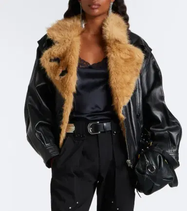 Isabel Marant Valina double-breasted leather jacket | Thumbnail 2 Isabel Marant Valina double-breasted leather jacket | Thumbnail 2