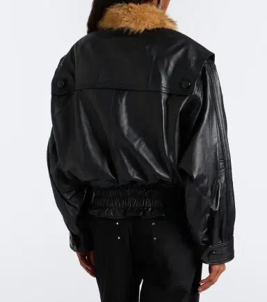 Isabel Marant Valina double-breasted leather jacket | Thumbnail 6 Isabel Marant Valina double-breasted leather jacket | Thumbnail 6