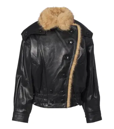 Isabel Marant Valina double-breasted leather jacket | Thumbnail 1 Isabel Marant Valina double-breasted leather jacket | Thumbnail 1
