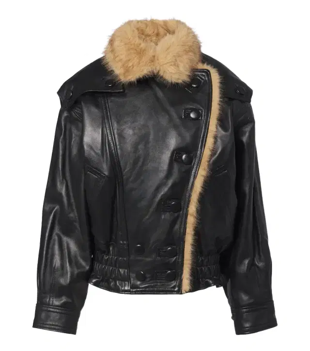 Valina double-breasted leather jacket Valina double-breasted leather jacket