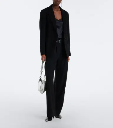 Isabel Marant Lyda pleated virgin wool wide-leg pants | Thumbnail 4 Isabel Marant Lyda pleated virgin wool wide-leg pants | Thumbnail 4