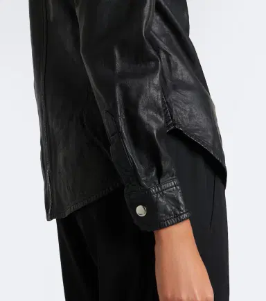 Isabel Marant Valdy leather shirt | Thumbnail 2 Isabel Marant Valdy leather shirt | Thumbnail 2