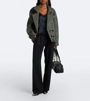 Isabel Marant Elvane herringbone wool peacoat | Thumbnail 3 Isabel Marant Elvane herringbone wool peacoat | Thumbnail 3