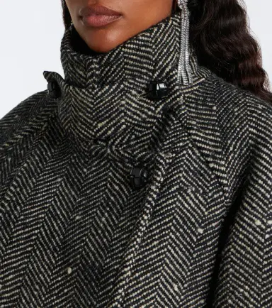 Isabel Marant Elvane herringbone wool peacoat | Thumbnail 6 Isabel Marant Elvane herringbone wool peacoat | Thumbnail 6