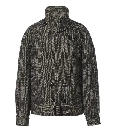 Isabel Marant Elvane herringbone wool peacoat | Thumbnail 1 Isabel Marant Elvane herringbone wool peacoat | Thumbnail 1