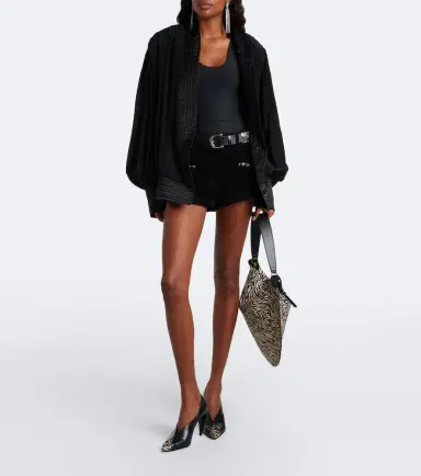 Isabel Marant Rolna cotton corduroy shorts | Thumbnail 4 Isabel Marant Rolna cotton corduroy shorts | Thumbnail 4