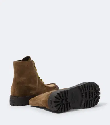Prada Suede lace-up boots | Thumbnail 2 Prada Suede lace-up boots | Thumbnail 2