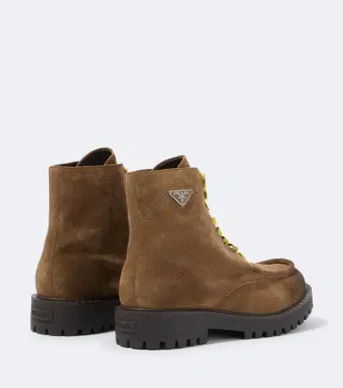 Prada Suede lace-up boots | Thumbnail 4 Prada Suede lace-up boots | Thumbnail 4