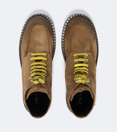 Prada Suede lace-up boots | Thumbnail 6 Prada Suede lace-up boots | Thumbnail 6