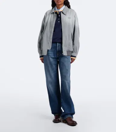 Miu Miu Cotton twill blouson jacket | Thumbnail 2 Miu Miu Cotton twill blouson jacket | Thumbnail 2