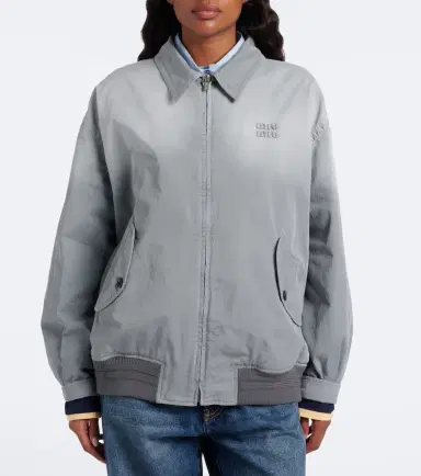 Miu Miu Cotton twill blouson jacket | Thumbnail 6 Miu Miu Cotton twill blouson jacket | Thumbnail 6