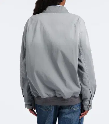 Miu Miu Cotton twill blouson jacket | Thumbnail 7 Miu Miu Cotton twill blouson jacket | Thumbnail 7