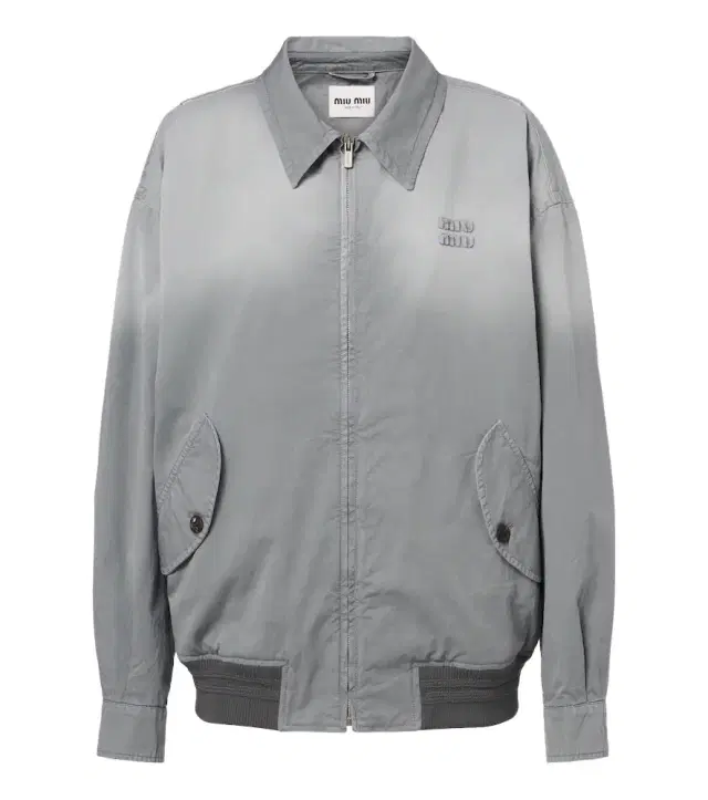 Cotton twill blouson jacket Cotton twill blouson jacket
