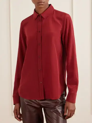 Nili Lotan Gaia Silk-crepe De Chine Shirt | Thumbnail 3 Nili Lotan Gaia Silk-crepe De Chine Shirt | Thumbnail 3