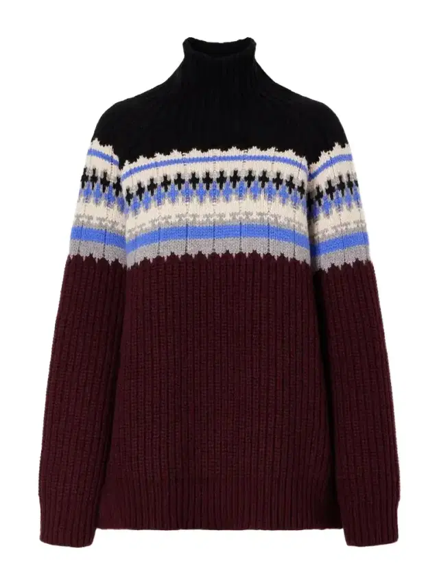 Fair Isle Wool And Cashmere-blend Turtleneck Sweater Fair Isle Wool And Cashmere-blend Turtleneck Sweater