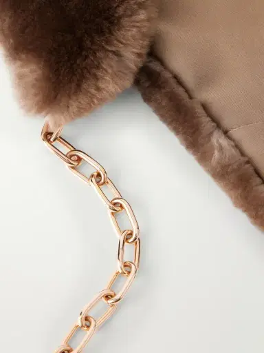 Gabriela Hearst Elliot Shearling Coat Collar | Thumbnail 3 Gabriela Hearst Elliot Shearling Coat Collar | Thumbnail 3