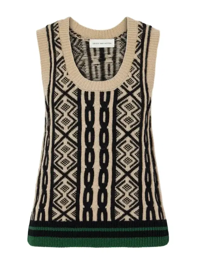 Knitted Wool Vest Knitted Wool Vest