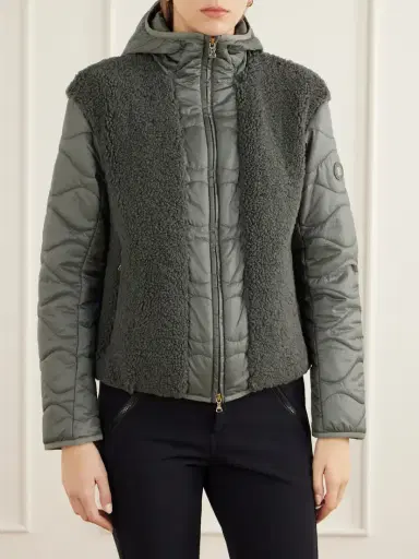 Bogner Bibi Quilted Plush-trim Shell Jacket | Thumbnail 3 Bogner Bibi Quilted Plush-trim Shell Jacket | Thumbnail 3