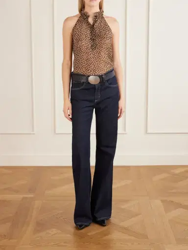Nili Lotan Daniella Halter Silk Blouse | Thumbnail 2 Nili Lotan Daniella Halter Silk Blouse | Thumbnail 2
