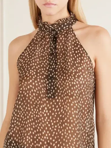 Nili Lotan Daniella Halter Silk Blouse | Thumbnail 5 Nili Lotan Daniella Halter Silk Blouse | Thumbnail 5