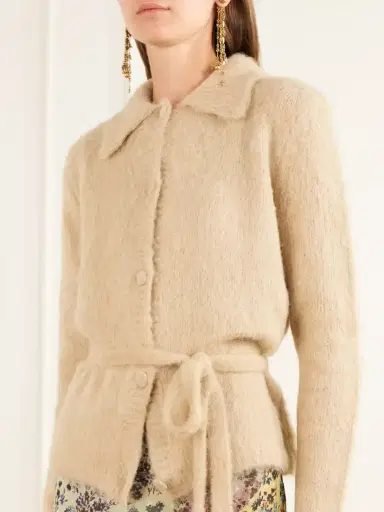 Dries Van Noten Alpaca And Merino Wool-blend Cardigan | Thumbnail 4 Dries Van Noten Alpaca And Merino Wool-blend Cardigan | Thumbnail 4