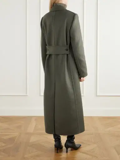 Victoria Beckham Catriona Double-breasted Wool And Cashmere-blend Coat | Thumbnail 4 Victoria Beckham Catriona Double-breasted Wool And Cashmere-blend Coat | Thumbnail 4
