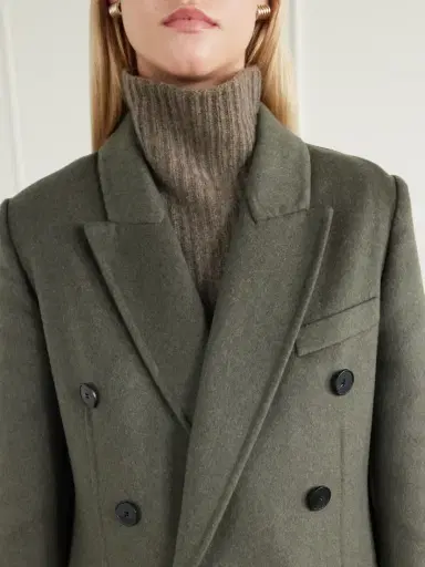 Victoria Beckham Catriona Double-breasted Wool And Cashmere-blend Coat | Thumbnail 5 Victoria Beckham Catriona Double-breasted Wool And Cashmere-blend Coat | Thumbnail 5