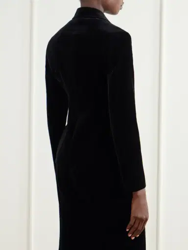 Alaïa Double-breasted Cotton-velvet Blazer | Thumbnail 4 Alaïa Double-breasted Cotton-velvet Blazer | Thumbnail 4