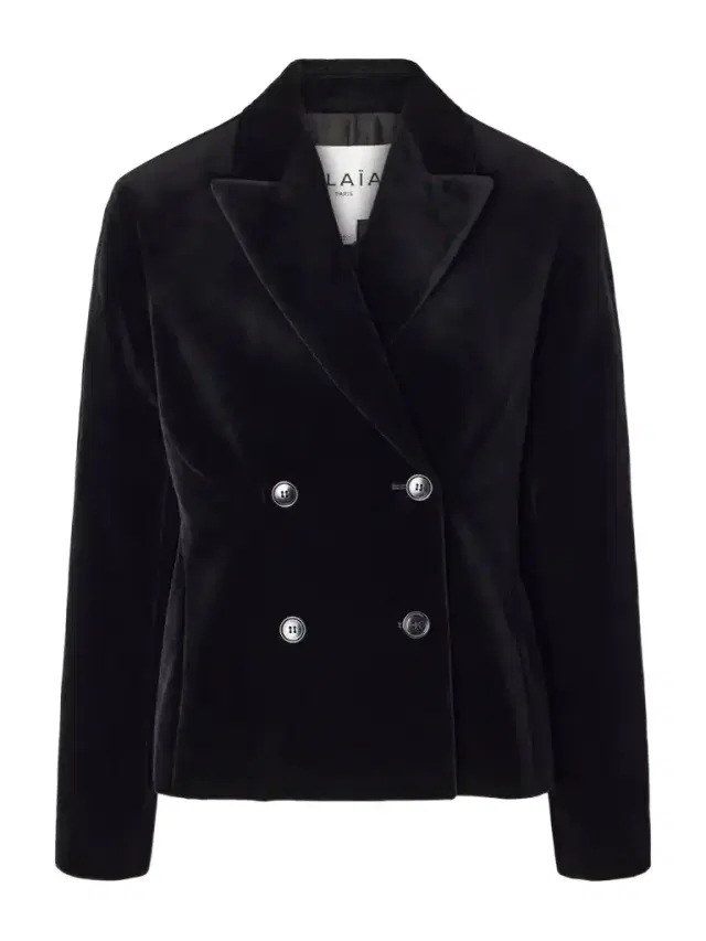 Double-breasted Cotton-velvet Blazer Double-breasted Cotton-velvet Blazer