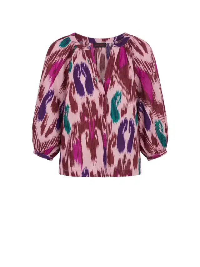 JoAnne Ikat Cotton Blouse JoAnne Ikat Cotton Blouse