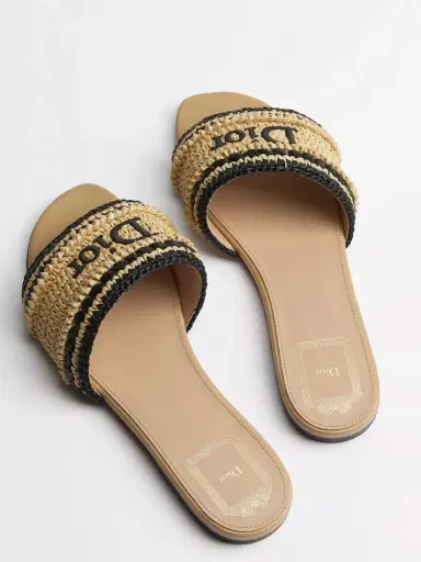 Dior Dioriviera Dior Woven Slide | Thumbnail 4 Dior Dioriviera Dior Woven Slide | Thumbnail 4