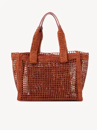 Chloé Summer Banana east-west tote bag in raffia | Thumbnail 4 Chloé Summer Banana east-west tote bag in raffia | Thumbnail 4