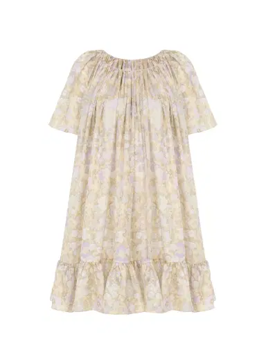 Chloé Short pleated dress in silk charmeuse | Thumbnail 7 Chloé Short pleated dress in silk charmeuse | Thumbnail 7