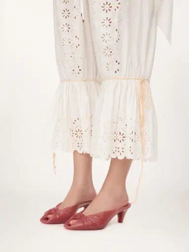 Chloé Fluid drawstring pants in soft cotton | Thumbnail 3 Chloé Fluid drawstring pants in soft cotton | Thumbnail 3