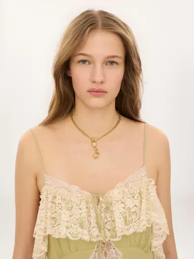 Chloé The Chloé Mini Paddington necklace | Thumbnail 4 Chloé The Chloé Mini Paddington necklace | Thumbnail 4
