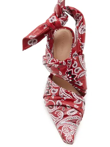 Bottega Veneta Bunnie Bandana Leather Slingback Pumps | Thumbnail 3 Bottega Veneta Bunnie Bandana Leather Slingback Pumps | Thumbnail 3