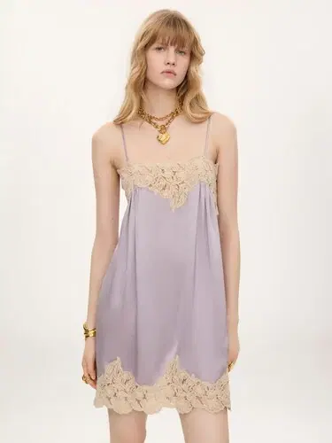 Chloé Thin-strap mini dress in washed silk satin | Thumbnail 3 Chloé Thin-strap mini dress in washed silk satin | Thumbnail 3