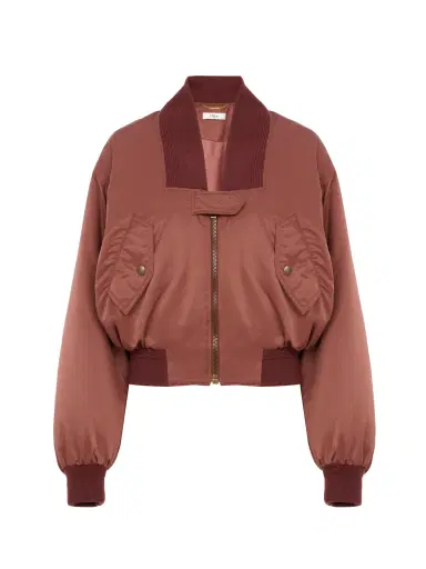 Chloé Bomber jacket in nylon | Thumbnail 1 Chloé Bomber jacket in nylon | Thumbnail 1