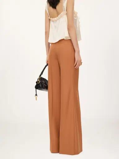 Chloé High-rise flared pants in wool gabardine | Thumbnail 4 Chloé High-rise flared pants in wool gabardine | Thumbnail 4
