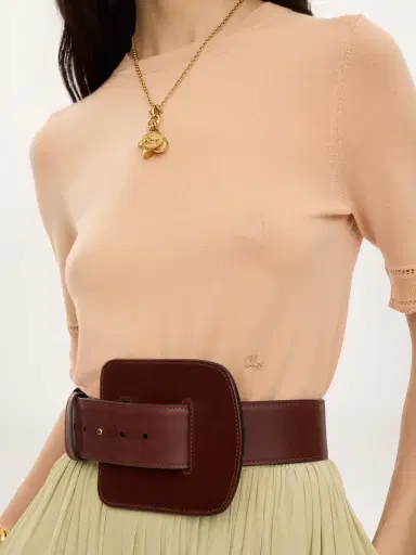 Chloé Short-sleeve sweater in a wool knit | Thumbnail 5 Chloé Short-sleeve sweater in a wool knit | Thumbnail 5