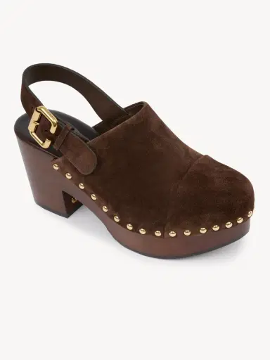 Chloé Jeannette wedge clog | Thumbnail 4 Chloé Jeannette wedge clog | Thumbnail 4