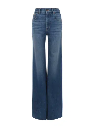 Chloé High-rise flare jeans in denim | Thumbnail 1 Chloé High-rise flare jeans in denim | Thumbnail 1